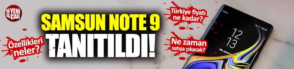 Samsung Galaxy Note 9 Türkiye fiyatı ne kadar?