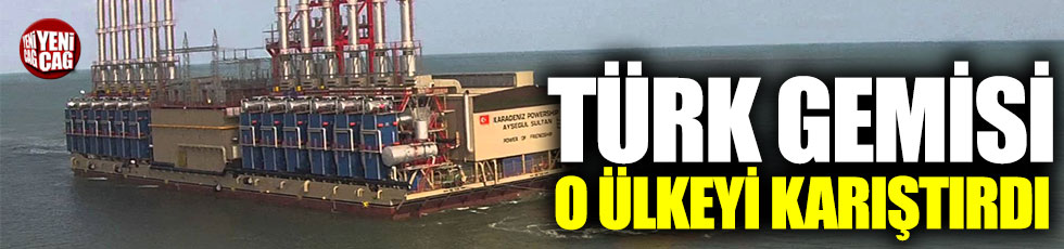 Türk gemisi Lübnan’ı karıştırdı