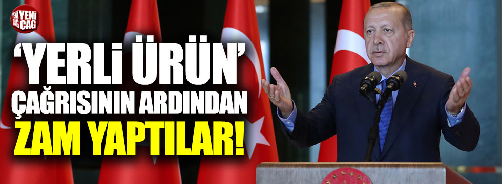 Erdoğan'ın "Yerli ürün" çağrısının ardından Vestel'den zam geldi