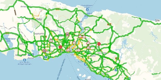 İstanbul'da trafiğe bayram etkisi