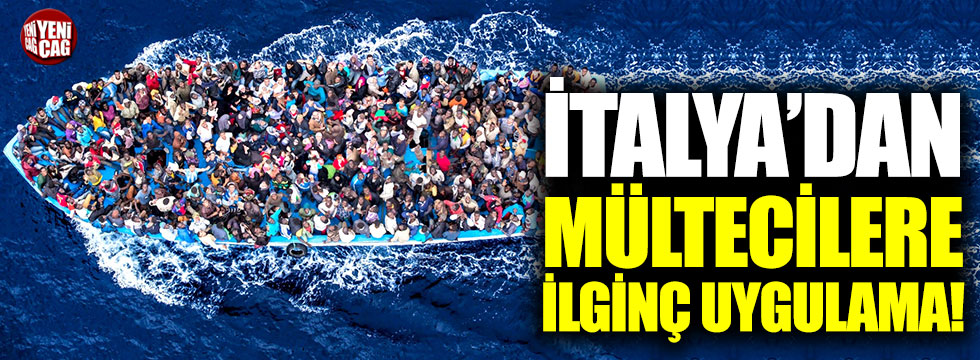 İtalya'dan mültecilere ilginç uygulama!