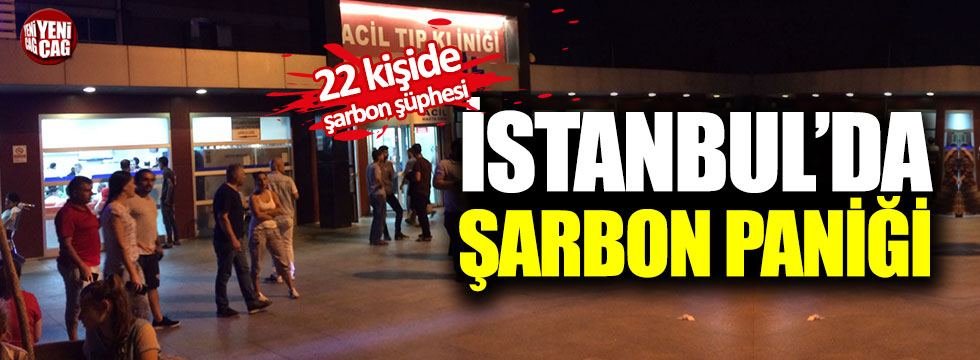 İstanbul'da şarbon paniği!