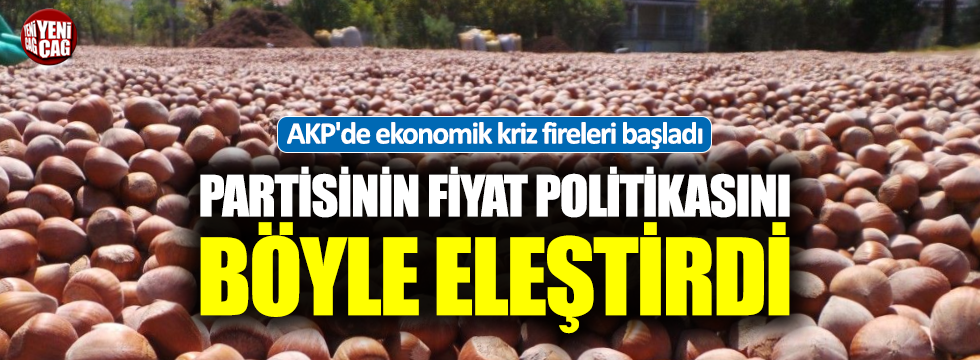 AKP'li vekilden partisine fındık eleştirisi