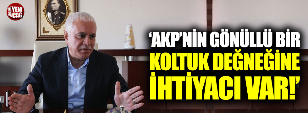 Koray Aydın: "AKP'nin gönüllü bir koltuk değneğine ihtiyacı var"