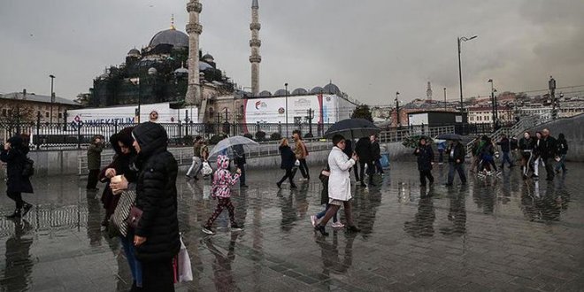 İstanbul’a beklenen yağmur geldi