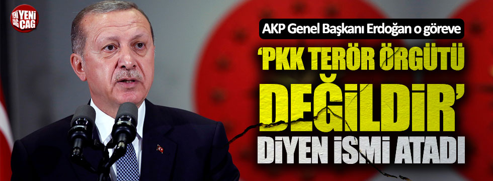 Erdoğan "PKK terör örgütü değildir" diyen isme partide görev verdi