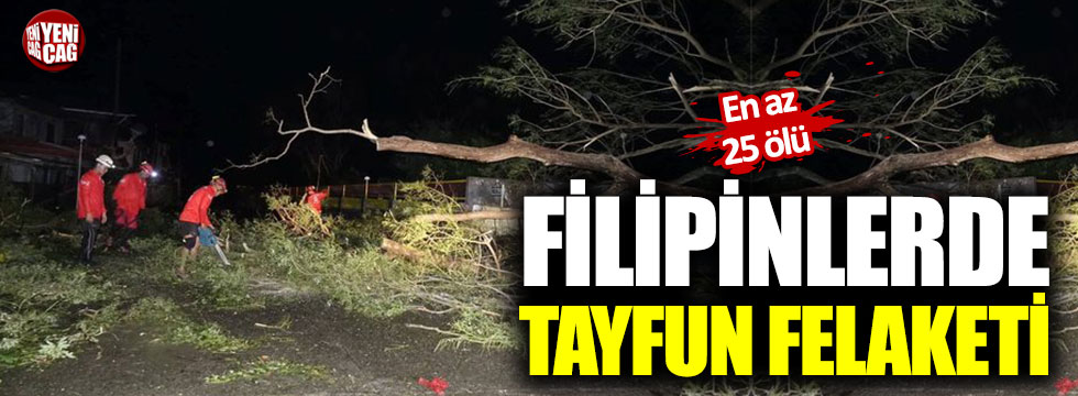 Filipinlerde tayfun felaketi!