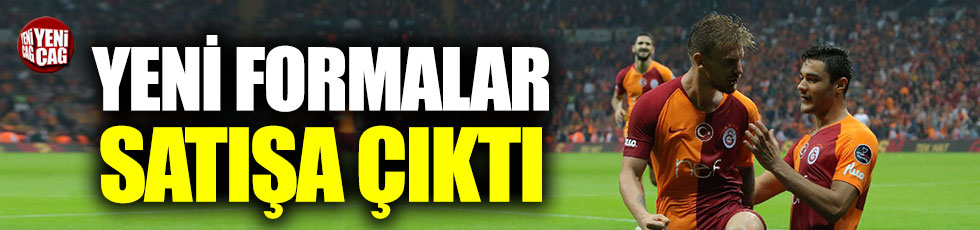 Galatasaray’ın yeni formaları satışa çıktı