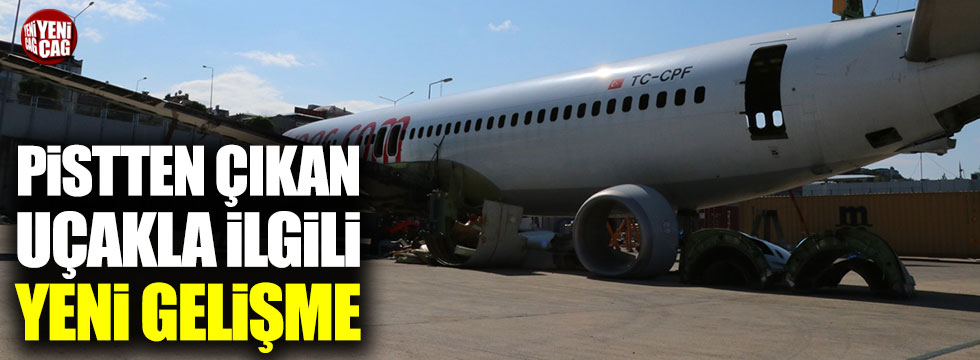 Trabzon'da pistten çıkan uçak 'Millet Kıraathanesi' olacak