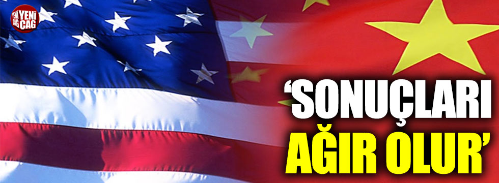 Çin’den ABD’ye yaptırım tepkisi