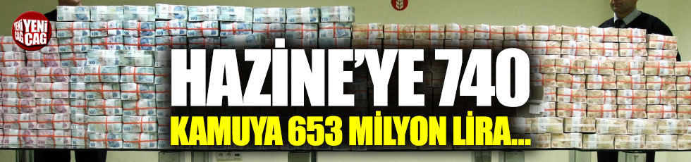 Milli Piyango'dan Hazine'ye 740 milyon TL