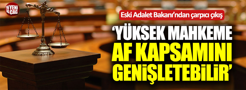 Sami Türk: 'Affın kapsamını AYM genişletebilir'