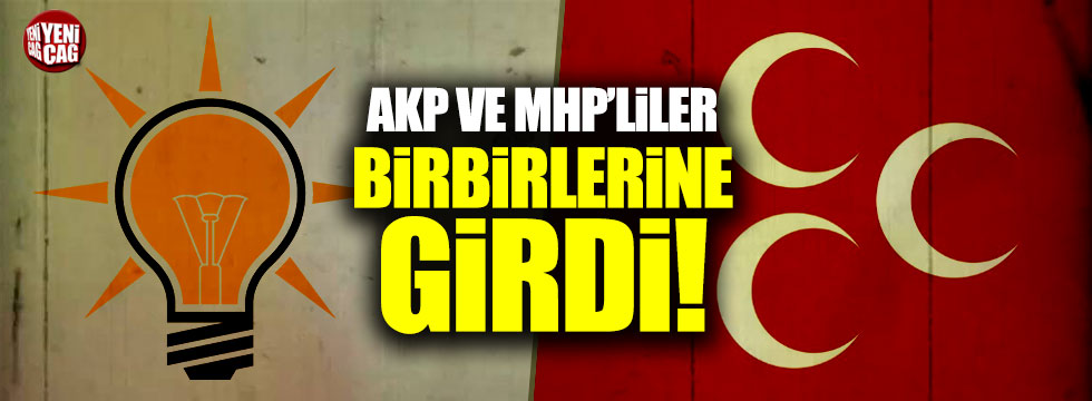 AKP ve MHP'liler arasında kavga çıktı