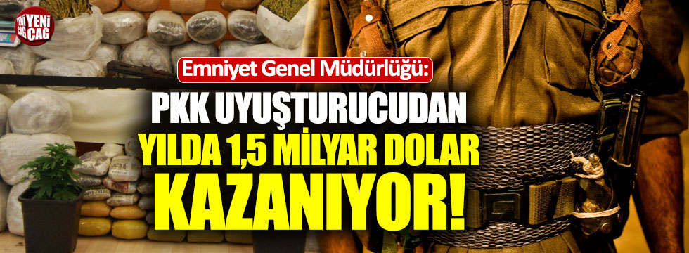 PKK silah için uyuşturucu ticareti yapıyor