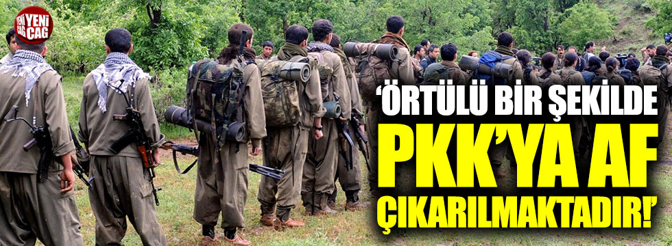 Türkkan: "Örtülü bir şekilde PKK'ya af çıkarılmaktadır"