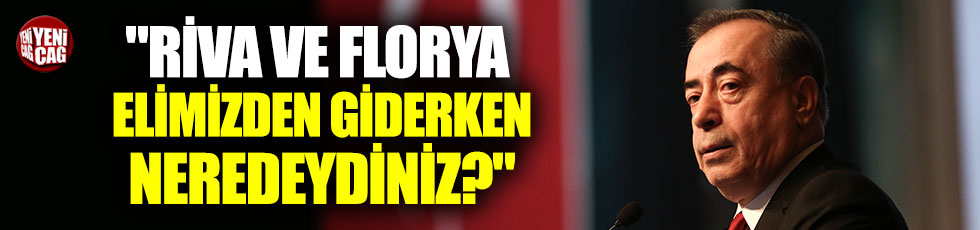 Mustafa Cengiz: "Riva ve Florya elimizden giderken neredeydiniz?"