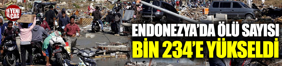 Endonezya’daki depremde ölü sayısı bin 234’e yükseldi