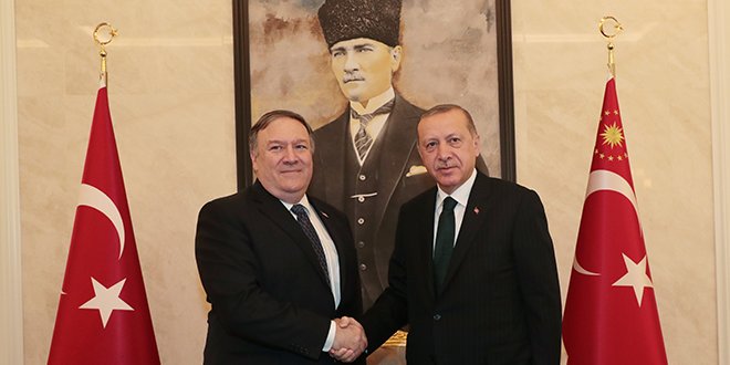 Erdoğan-Pompeo görüşmesi sona erdi