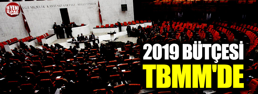 2019 bütçesi TBMM'ye sunuldu