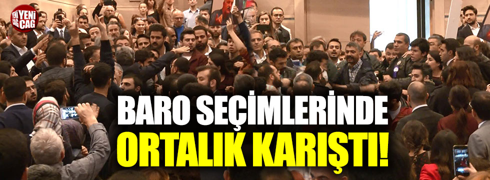 İstanbul Barosu Başkanlığı seçimlerinde kavga çıktı!