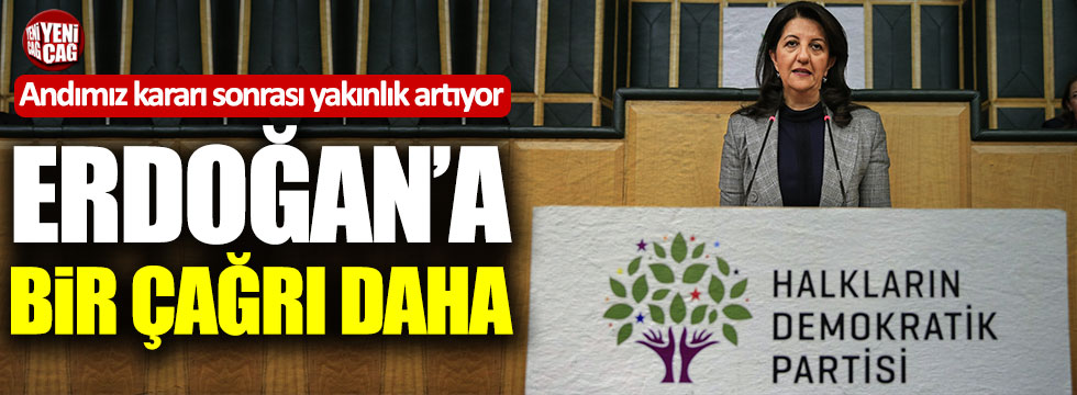 HDP'den Erdoğan'a çağrı: Çözüm süreci tekrar başlatılsın