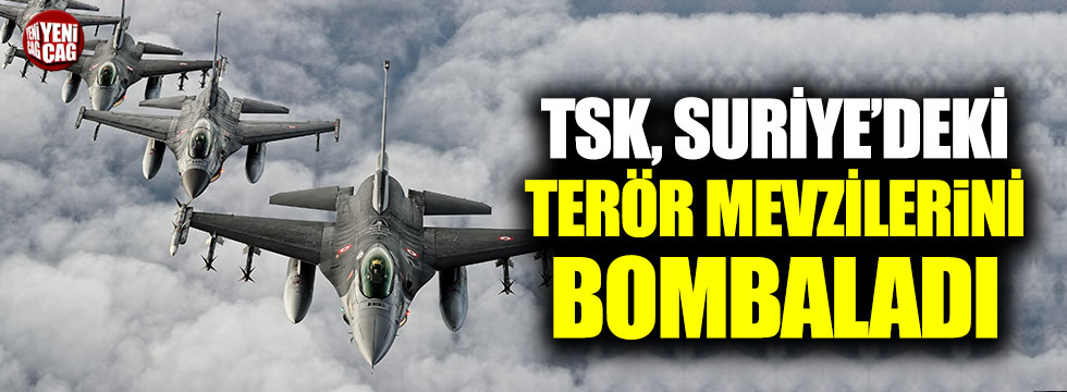 TSK, Suriye'deki terör mevzilerini bombaladı