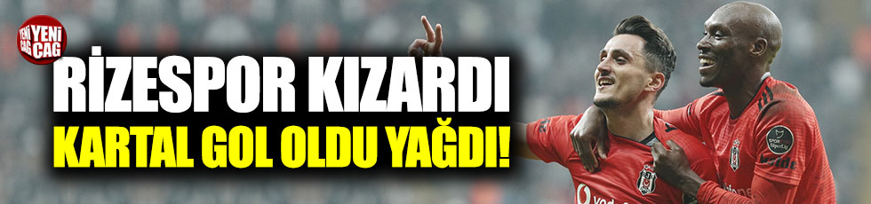Beşiktaş gol oldu yağdı!