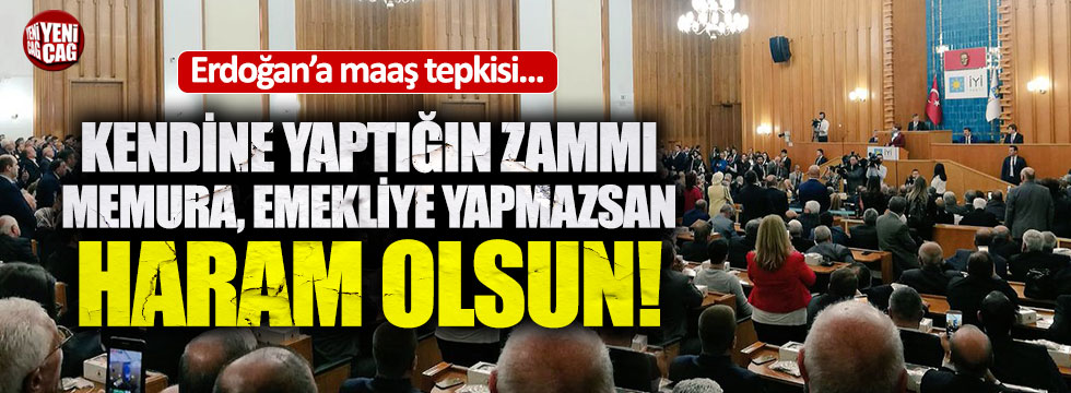 Akşener'den Erdoğan'a maaş tepkisi