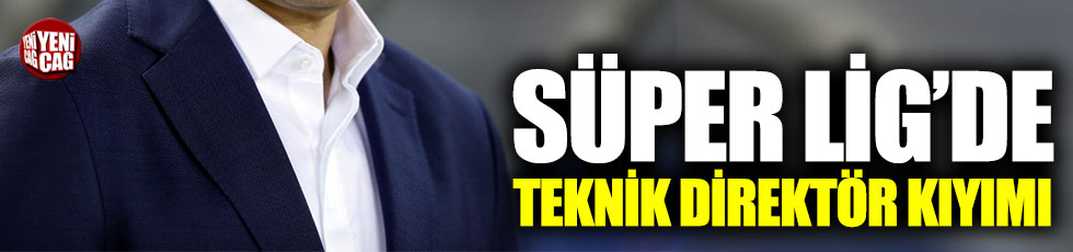 Spor Toto Süper Lig’de teknik direktör kıyımı