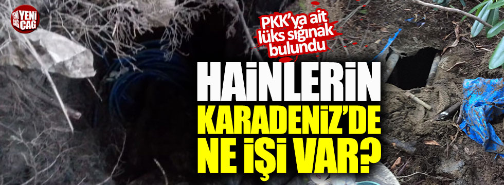 PKK'lı hainlerin Karadeniz'de ne işi var?