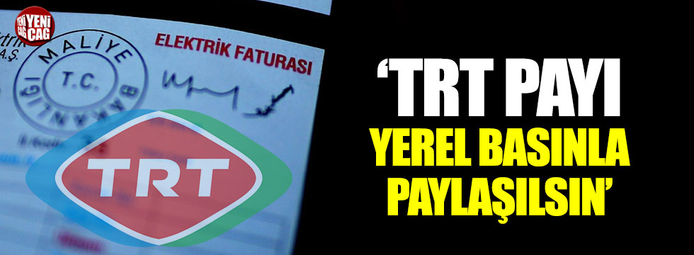 İYİ Partili Çıray:"TRT payı yerel basınla paylaşılsın"