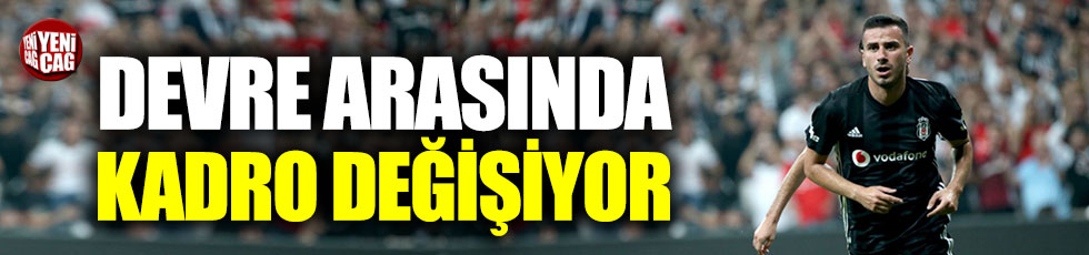 Beşiktaş’ta 7 oyuncuya yol göründü