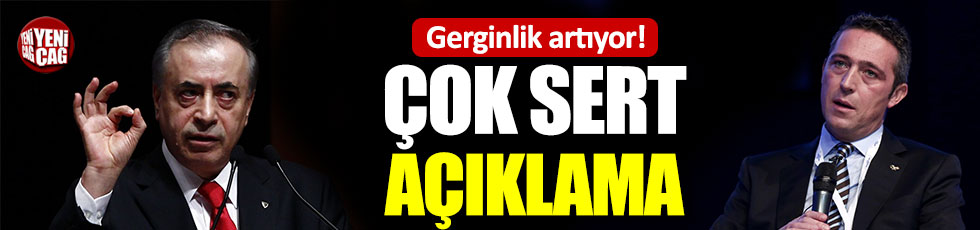 Fenerbahçe'den Galatasaray'a sert mesaj