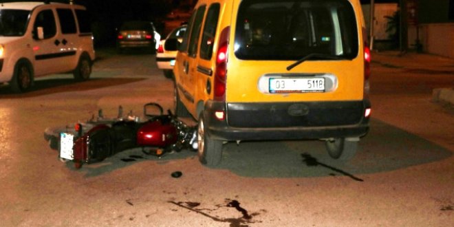 Sandıklı'da trafik kazası:1 Ölü