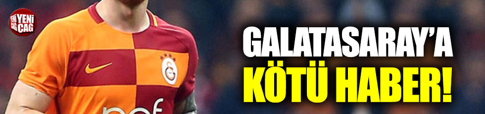 Galatasaray’a Serdar Aziz’den kötü haber