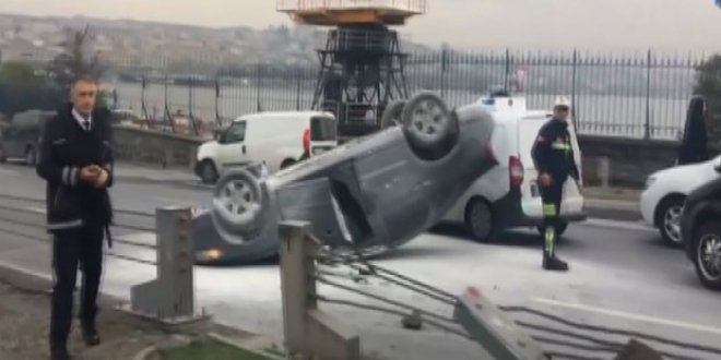 Unkapanı Atatürk Köprüsü'nde kaza!