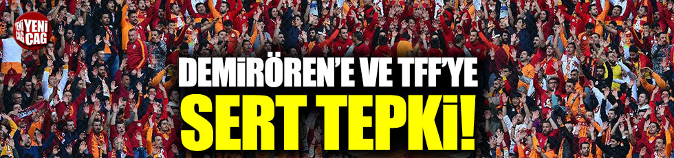 Galatasaray Taraftarlarından TFF'ye sert tepki