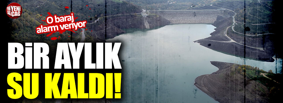 Yuvacık Barajı alarm veriyor! Bir aylık su kaldı