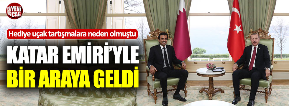 Erdoğan Katar Emiri ile bir araya geldi