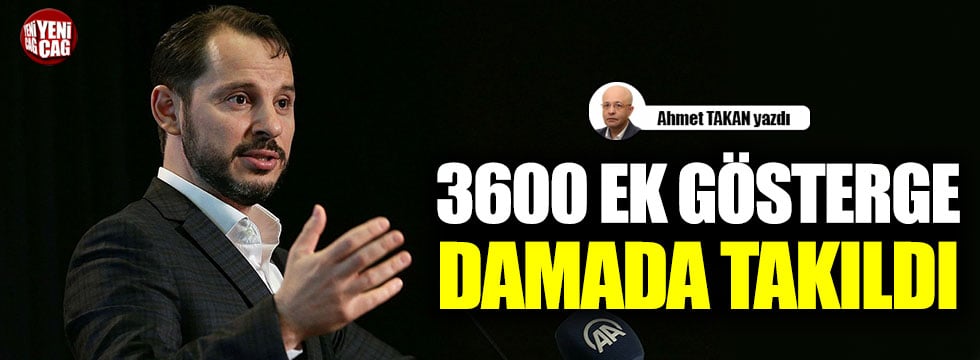 3600 ek gösterge damada takıldı