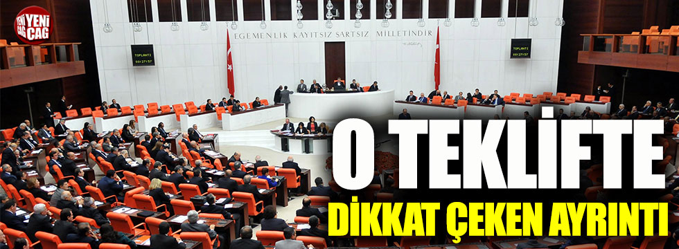 AKP'nin torba kanun teklifinde dikkat çeken ayrıntı