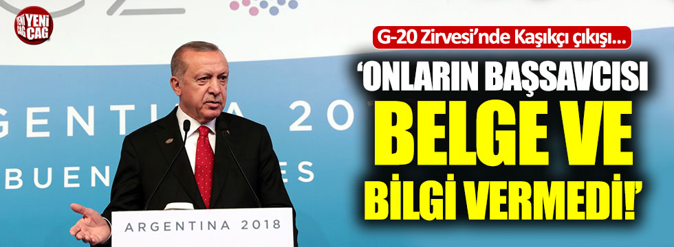 Erdoğan'dan G20 Zirvesi sonrası açıklama