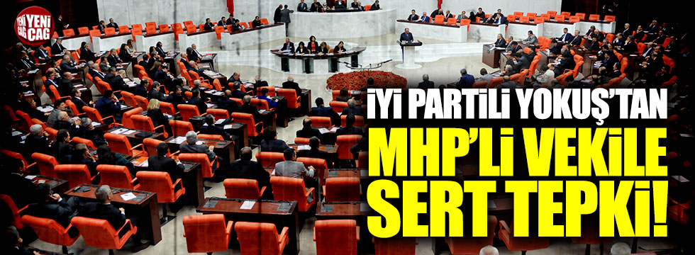 İYİ Parti'li Yokuş'tan MHP'li vekile sert tepki!