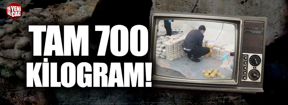 700 kilogram eroin ele geçirildi