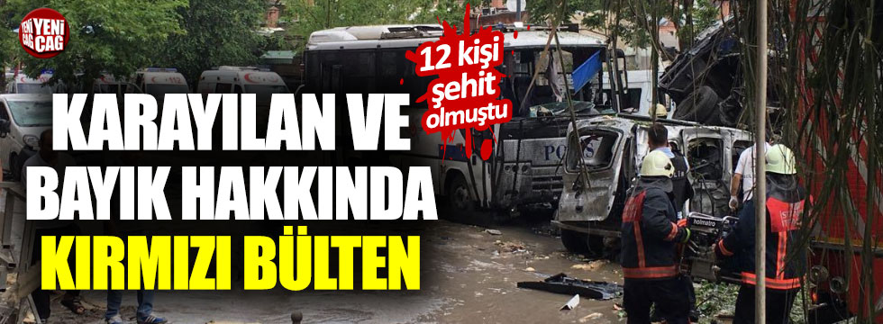 Vezneciler saldırısında PKK'lı Murat Karayılan hakkında kırmızı bülten