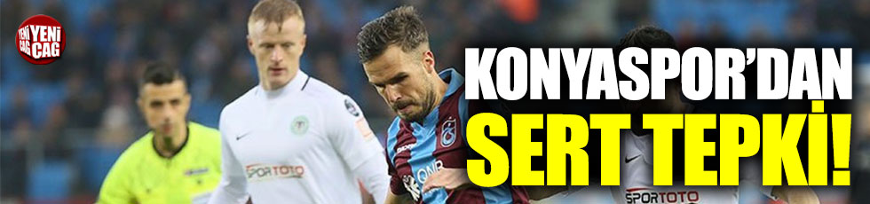 Konyaspor’dan penaltı kararına sert tepki