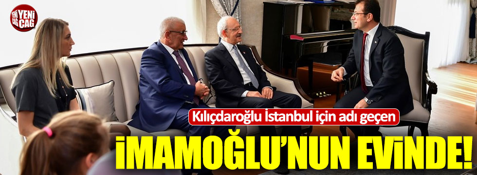 Kemal Kılıçdaroğlu Ekrem İmamoğlu'nu evinde ziyaret etti