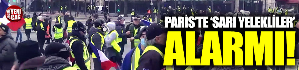 Paris’teki gösteri öncesi yoğun güvenlik önlemleri