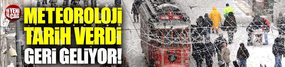 İstanbul'a kar ne zaman yağacak? Meteoroloji tarih verdi