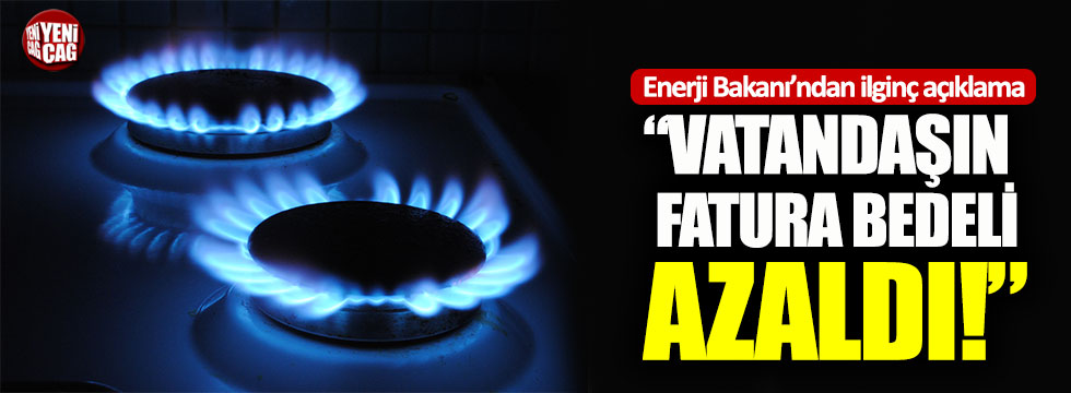 Enerji Bakanı Dönmez: Vatandaşın elektrik ve doğalgaz masrafı düştü